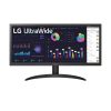 LG IPS monitor 25.7" 26WQ500, 2560x1080, 21:9, 250cd/m2, 5ms, 2xHDMI, HDR10, FreeSync