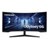 SAMSUNG Ívelt Gaming 165Hz VA monitor 34" G5, 3440x1440, 21:9, 250cd/m2, 1ms, HDMI/DisplayPort