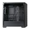 COOLER MASTER Ház Midi ATX MASTERBOX 520 MESH + 3xARGB Ventilátor + ARGB Fan HUB, Tápegység nélkül, Edzett Üveg, fekete