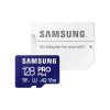 SAMSUNG Memóriakártya, PRO Plus microSDXC kártya 128GB, CLASS 10, UHS-I, U3, V30, A2, + Adapter, R180/W130