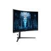 SAMSUNG Ívelt Gaming 240Hz VA monitor 32" G85NB, 3840x2160, 16:9, 350cd/m2, 1ms, 2xHDMI/DisplayPort/2xUSB, Pivot