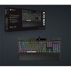 CORSAIR Vezeték Nélküli Billentyűzet Gaming, K70 MAX RGB, Mechanikus, MGX switch, fekete