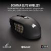 CORSAIR Vezeték Nélküli Egér Gaming, SCIMITAR ELITE WIRELESS MMO, 16 programozható gomb, 26000dpi, fekete