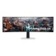 SAMSUNG Ívelt Gaming 240Hz OLED monitor 49" G93SC, 5120x1440, 32:9, 250cd/m2, 0.03ms, HDMI/MicroHDMI/DP/3xUSB, hangszóró