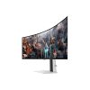 SAMSUNG Ívelt Gaming 240Hz OLED monitor 49" G93SC, 5120x1440, 32:9, 250cd/m2, 0.03ms, HDMI/MicroHDMI/DP/3xUSB, hangszóró