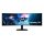 SAMSUNG Ívelt Gaming 240Hz VA monitor 49" G9 G95C, 5120x1440 DQHD 2K, 32:9, 450cd/m2, 1ms, HDMI,DP/USB