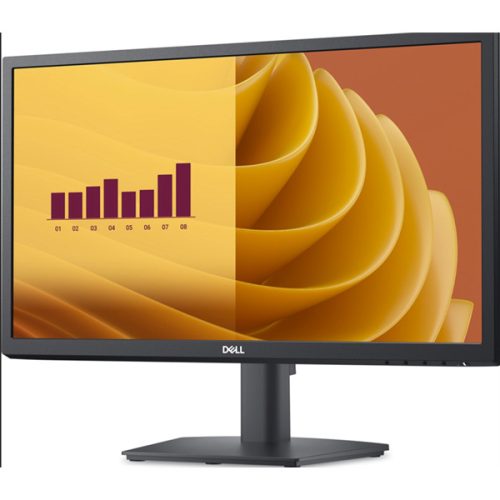 DELL LCD Monitor 21,4" E2225H FHD 1920×1080, VA 75Hz 16:9  3000:1, 250cd, 5ms, VGA, DP,  fekete