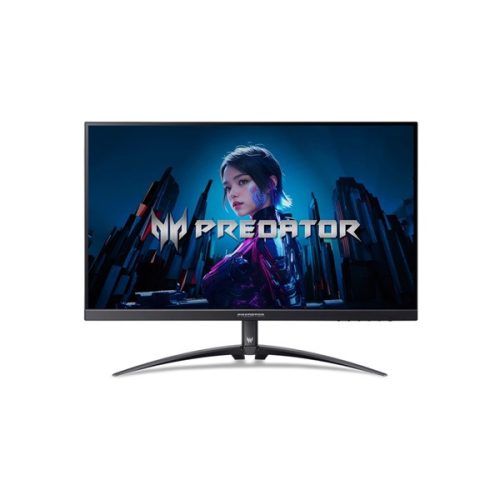 ACER IPS Predator Monitor XB323QUM3bmiiphx 31.5", 16:9 QHD, 180Hz, FreeSync, 1ms, 250nits, 2xHDMI, DP, MM, fekete