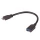 Akyga AK-AD-30 USB 3.0-AF / microUSB 3.0-B 15cm Adapter Black