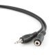 Gembird CCA-423 3.5 mm stereo audio extension cable 1,5m Black