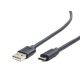 Gembird CCP-USB2-AMCM-1M USB2.0 AM to Type-C cable 1m Black