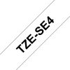 Brother TZE-SE4 Tape Cassette (18mm) Black on White 8m