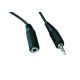 Gembird CCA-423-2M 3.5 mm stereo audio extension cable 2m Black