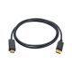 Akyga AK-AV-05 HDMI / DisplayPort cable 1,8m Black