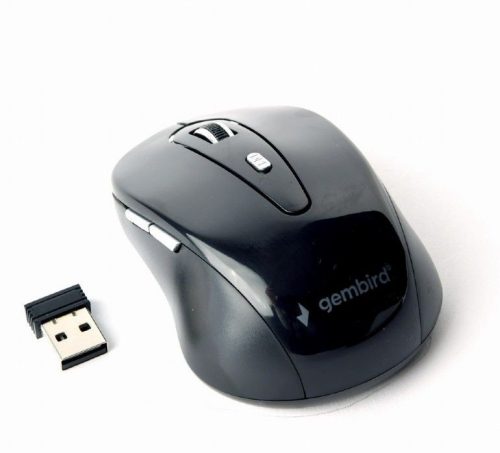 Gembird MUSW-6B-01 wireless optical mouse Black