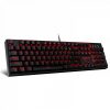 Redragon Surara Pro Red LED Backlight Mechanical Gaming Keyboard with Ultra-Fast V-Optical Blue Switches Black HU