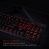 Redragon Surara Pro Red LED Backlight Mechanical Gaming Keyboard with Ultra-Fast V-Optical Blue Switches Black HU