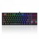 Redragon Kumara RGB Backlight Mechanical Gaming Keyboard Red Switches Black HU