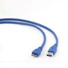 Gembird CCP-MUSB3-AMBM-0.5M USB3.0 AM to microUSB BM cable 0,5m Blue