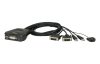 ATEN CS22D 2-Port USB DVI Cable KVM Switch with Remote Port Selector