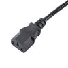 Akyga AK-PC-03A Extension Power Cord C13 / C14 cable 1,8m Black