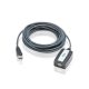 ATEN UE250 USB2.0 Extender cable 5m Black