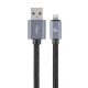 Gembird CCB-mUSB2B-AMLM-6 USB2.0 - Lightning cable 1,8m Black