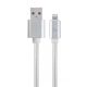 Gembird CCB-mUSB2B-AMLM-6-S USB2.0 - Lightning cable 1,8m Silver