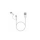 Xiaomi Mi 2 in 1 USB cable microUSB/USB Type-C 1m White