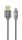 Gembird CC-USB2S-AMmBM-2M-BG microUSB Premium spiral metal charging and data cable 2m Metallic Grey