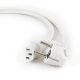 Gembird PC-186W-VDE Power cord (C13) VDE approved 1,8m White