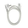 Gembird PC-186W-VDE Power cord (C13) VDE approved 1,8m White