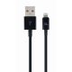 Gembird CC-USB2P-AMLM-2M 8-pin charging and data cable 2m Black