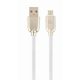 Gembird CC-USB2R-AMmBM-2M-W microUSB Premium rubber charging and data cable 2m White