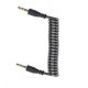 Gembird CCA-405-6 3.5mm stereo spiral audio cable 1,8m Black