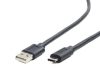 Gembird CCP-USB2-AMCM-6 USB2.0 AM to Type-C cable 1,8m Black