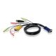 ATEN USB KVM Cable with 3 in 1 SPHD and Audio 1,8m Black