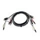 ATEN USB HDMI KVM Cable with Audio 1,8m Black