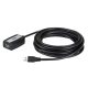 ATEN UE350A USB3.0 Extender cable 5m Black