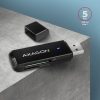 AXAGON CRE-S2N External Card Reader Black