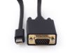 Gembird CC-mDPM-VGAM-6 Mini DisplayPort to VGA adapter cable 1,8m Black