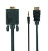 Gembird A-HDMI-VGA-03-6 HDMI to VGA and audio adapter cable single port 1,8m Black