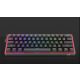 Redragon Fizz Pro black, wired&2.4G&BT Mechanical Keyboard, RGB, brown switch Black HU