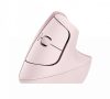 Logitech Lift Vertical Ergonomic Mouse Rose