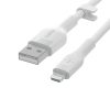 Belkin BoostCharge Flex USB-A Cable with Lightning Connector 1m White