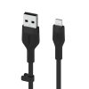 Belkin BoostCharge Flex USB-A Cable with Lightning Connector 2m Black