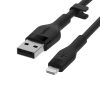 Belkin BoostCharge Flex USB-A Cable with Lightning Connector 2m Black