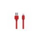 Allocacoc USB cable Lightning MFI Red