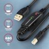 AXAGON ADR-215B USB Repeater Cabel 15m Black