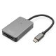 Digitus DA-70333 USB-C 2 Port High Speed Card Reader Space Gray